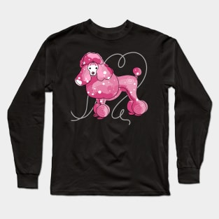 Pink Poodle - Hot Pink Long Sleeve T-Shirt